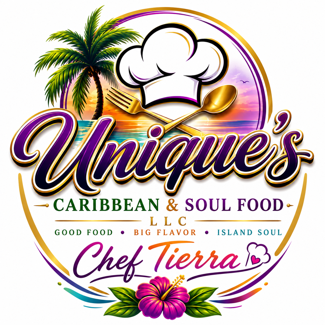 Unique's founder cooking in the kitchen